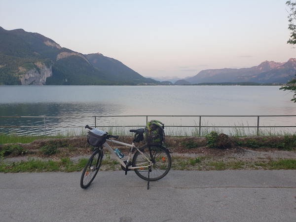 Blick zurück über den Wolfgangsee