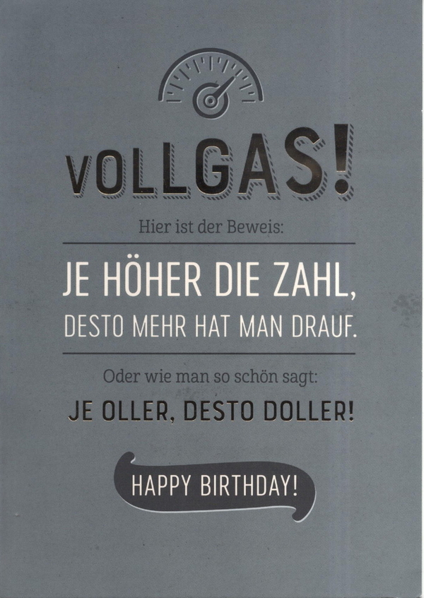 Geburtstagskarte - Vorderseite Geburtstagskarte - Vorderseite