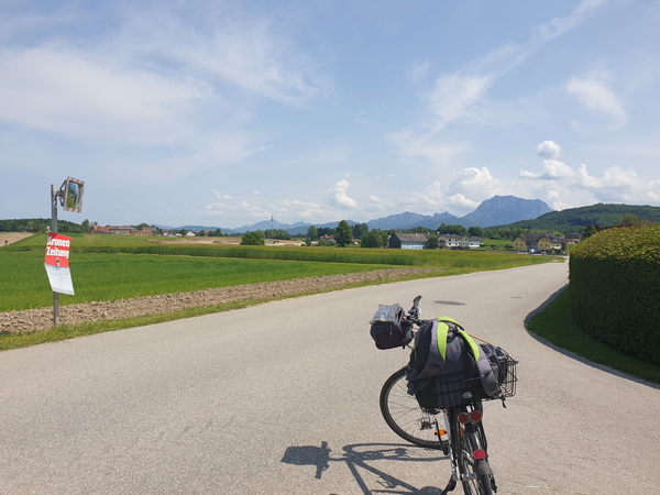 Blick nach Gmunden Richtung Traunstein