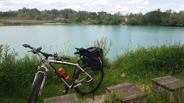 Fotopause bei den Teichen vom Schotterwerk in Redlham.