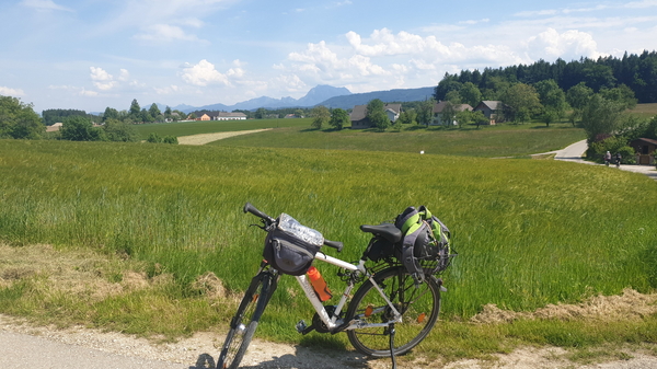 Oberregau – Blick Richtung Traunstein