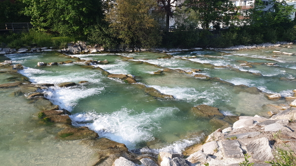 Blick flussabwärts