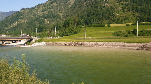 Neuer Badeplatz an der Traun