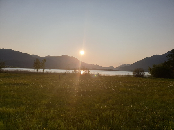 Abendstimmung über dem Wolfgangsee