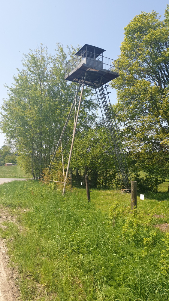 Militär-Wachturm – ein Relikt aus der Zeit des „Eisernen Vorhangs“